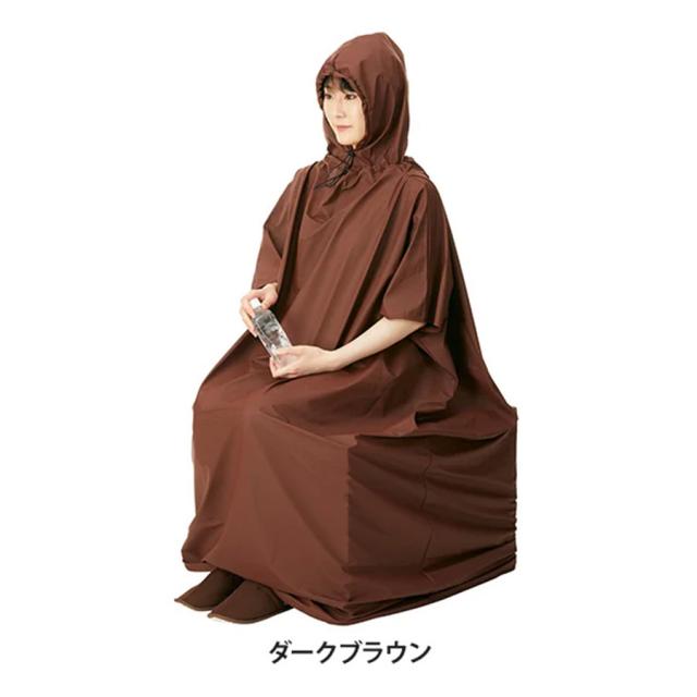 よもぎ蒸し 座浴用 高級マント フード付・袖穴有 全2色
