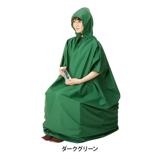 よもぎ蒸し 座浴用 高級マント フード付・袖穴有 全2色