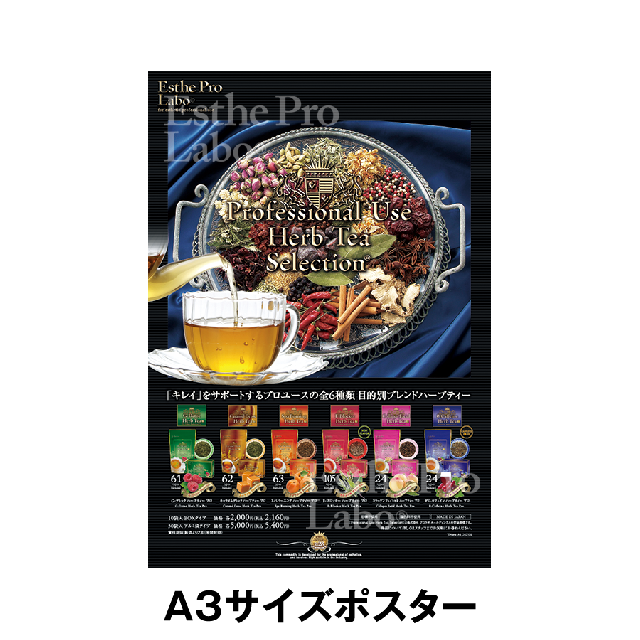 エステプロラボ ハーブティープロシリーズ 販促物