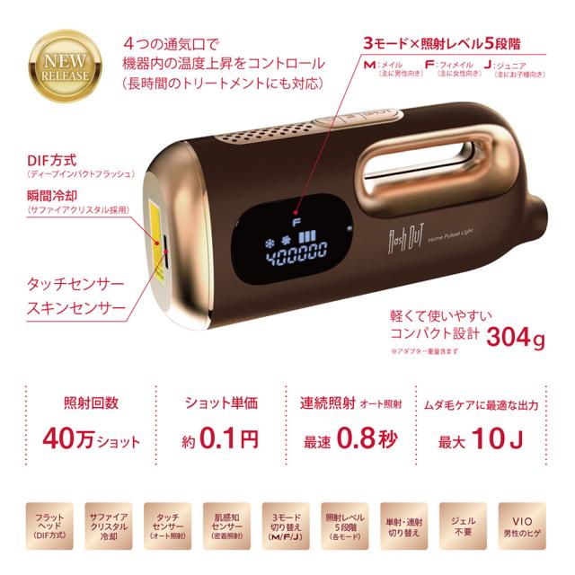 フラッシュアウト® 家庭用脱毛器