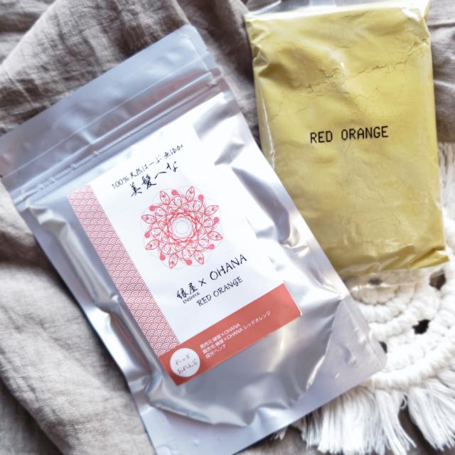縁屋×OHANA 美髪ヘナ レッドオレンジ 100g 1個/12個