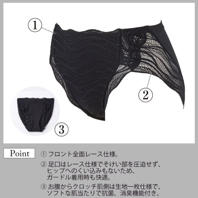 ビーフィット すらっとシェイプ ショーツ ブラック M～L
