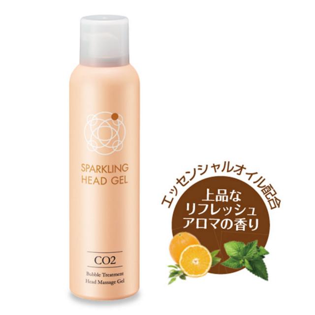 ラシンシア スパークリングヘッドジェルCO2 120g