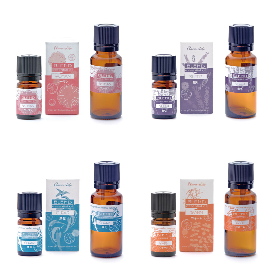 フレーバーライフ ブレンド精油 全4種 5ml/20ml