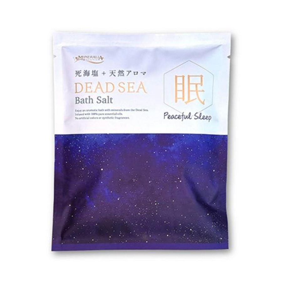 ミネラリア デッドシーバスソルト ピースフル スリープ 80g×12包