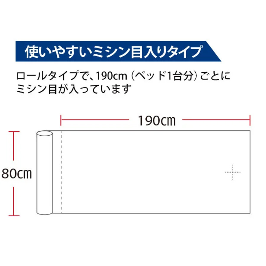 ペーパーシーツ 防水シーツ ロールタイプ 全2色