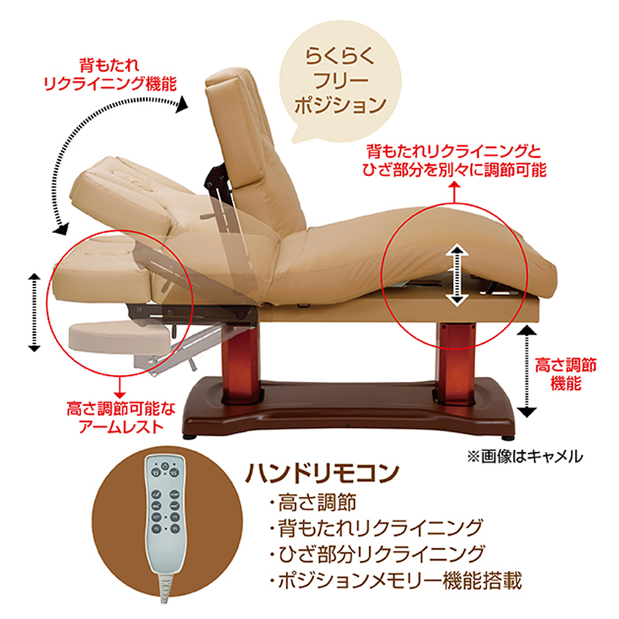 バルカデラックス 電動エステベッド FV-715 全2色