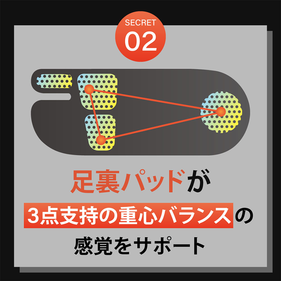 サロンヲ フットサポーター 2サイズ