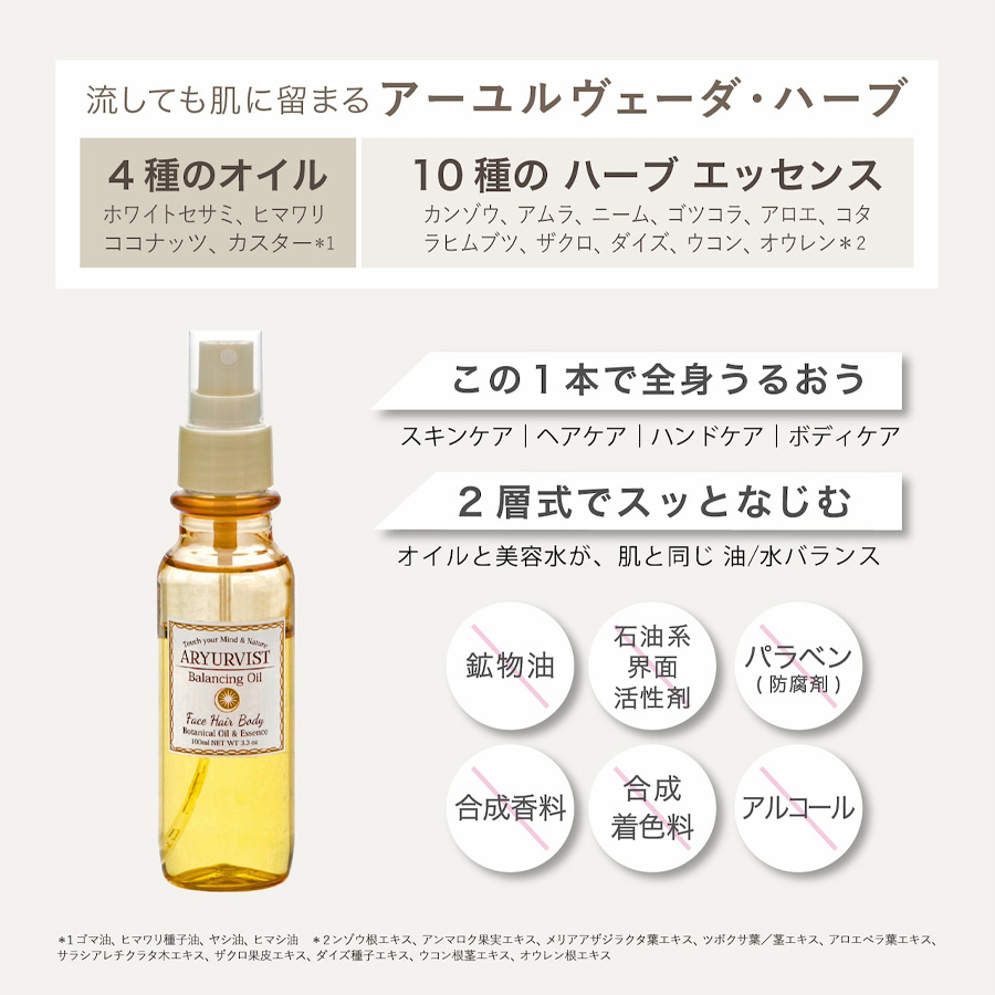 アーユルヴィスト バランシングオイル OEミスト 100ml