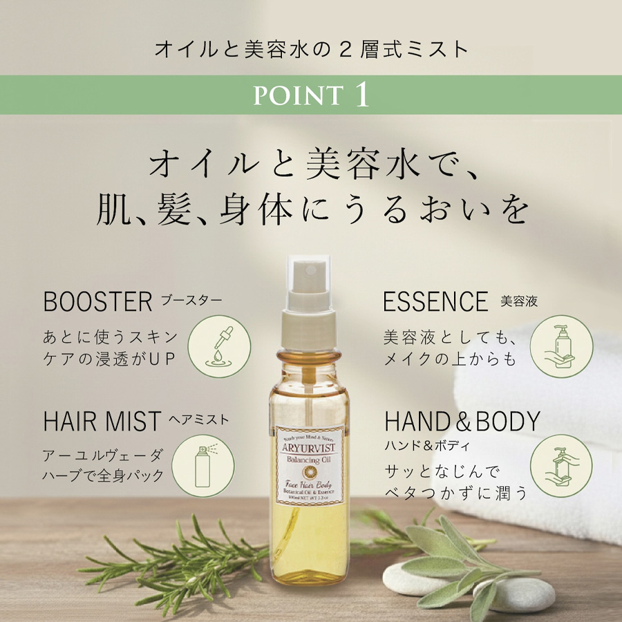 アーユルヴィスト バランシングオイル OEミスト 100ml