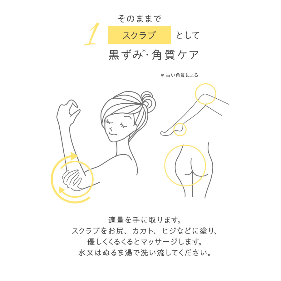 ラシンシア IN/OUT 薬用ボディスクラブ 360g