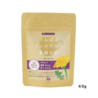 たんぽぽインスタント・葉酸と鉄 40g/100g