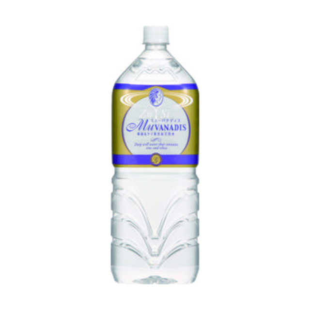 ミューバナディス 亜鉛&ケイ素含有天然水 2L 12本のイメージ画像