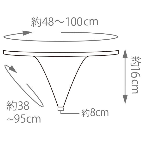 ペーパーTバック 全2色 フリーサイズ 50枚/500枚のイメージ画像