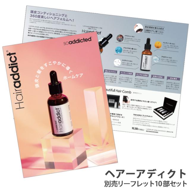ヘアーアディクト リーフレット10部のイメージ画像