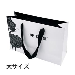 スピケア ショッパー ブラック×ホワイト