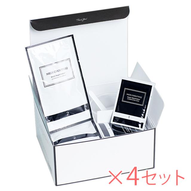 初回導入】MEDI CHOUTHIQ 炭酸フェイスパック 4セット-エステ化粧品の 