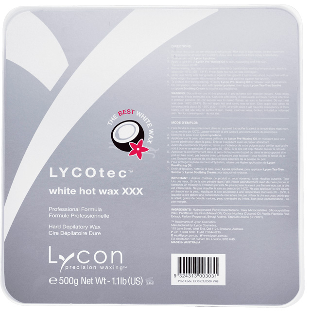 ライコン ライコテック ホワイト ハードワックス 500gのイメージ画像