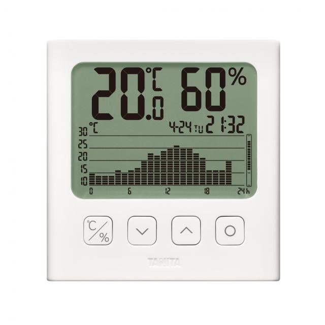 タニタ グラフ付きデジタル温湿度計 TT-581のイメージ画像