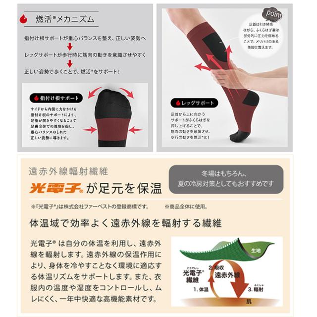 Befit(ビーフィット) 燃活®サポート 美脚ソックスのイメージ画像