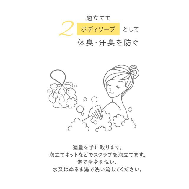 ラシンシア IN/OUT 薬用ボディスクラブ 360gのイメージ画像