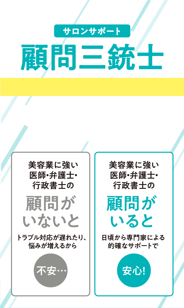 サロンサポート顧問三銃士